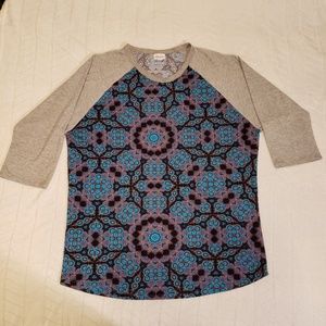 LuLaRoe Randy 3/4 Baseball T-Shirt 3XL